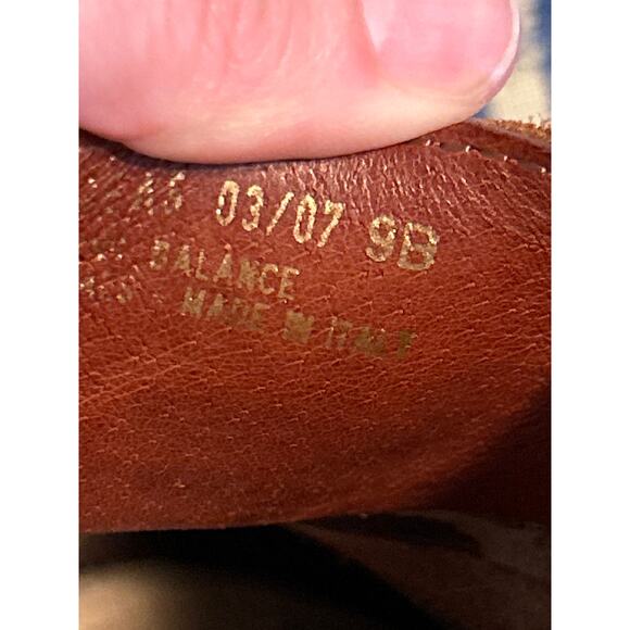 Vintage Bass Brown Patchwork Suede Clogs - Picture 5 of 6